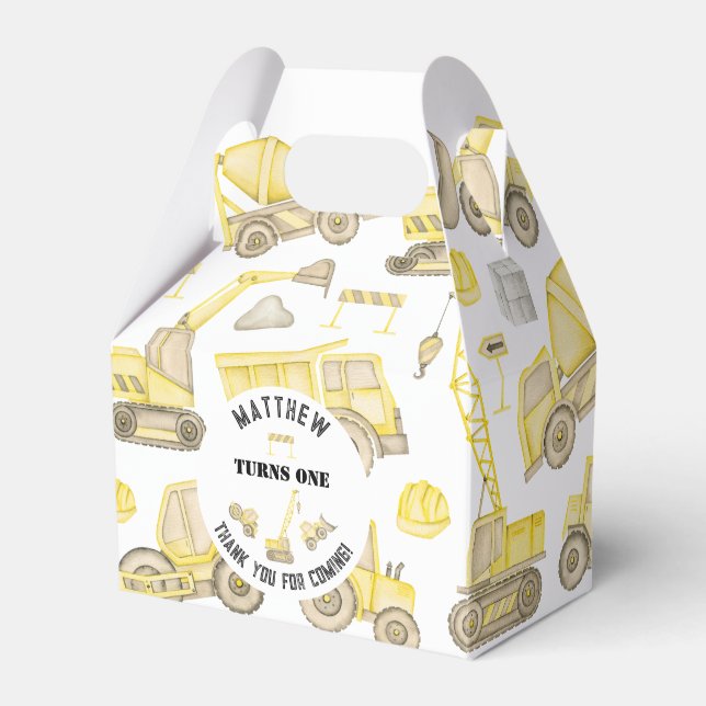 Caja Para Regalos Primera Jornada de Construcción Gracias (Front Side)