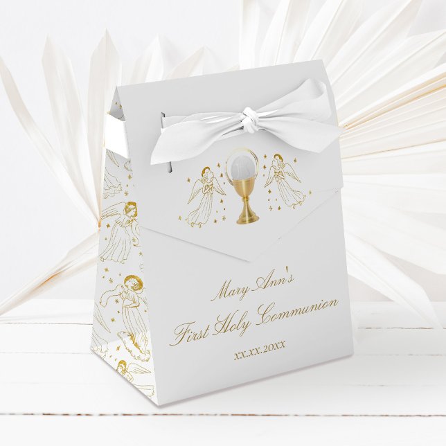 Caja Para Regalos Primeros ángeles dorados de la comunión (Subido por el creador)