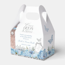 Caja Para Regalos Princesa azul y plata Érase una vez