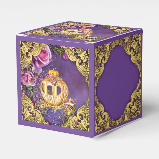Caja Para Regalos Princesa de comercio de hadas (Costado Anverso)