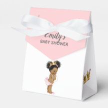 Princesa de época Baby Shower afroamericano