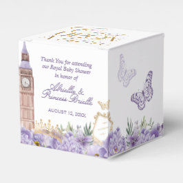 Caja Para Regalos Princesa de Érase una Vez Púrpura y Dorado