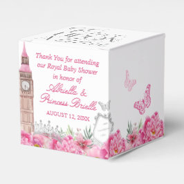 Caja Para Regalos Princesa Rosa y Plata Érase Una Vez