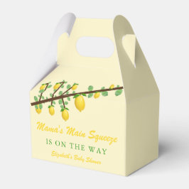 Caja Para Regalos Principal Squeeze Lemon Género Neutral Baby Shower