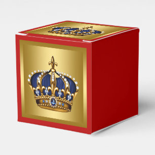 Caja Para Regalos Príncipe Azul y Rojo