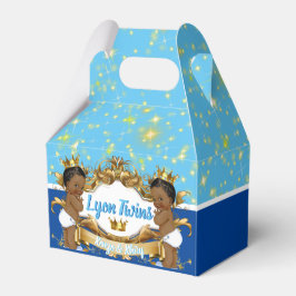Caja Para Regalos Príncipes gemelos reales africanos|Paracaídas azul