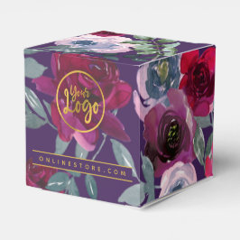 Caja Para Regalos Producto de marca Eggplant Purple Sage Green Flora