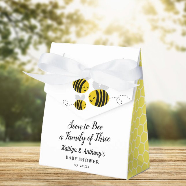 Caja Para Regalos Pronto Será Una Familia De Tres | BABY SHOWER (Subido por el creador)
