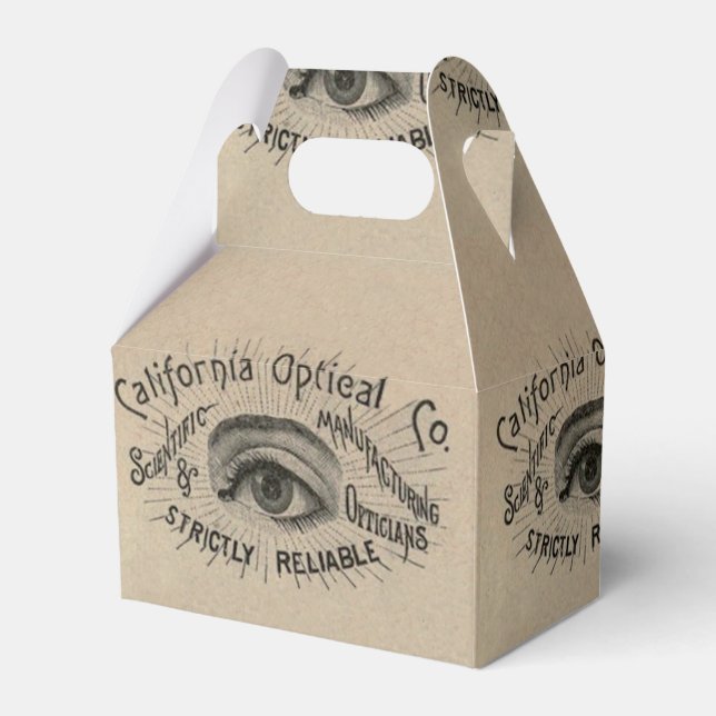 Caja Para Regalos Publicidad de época ocular óptica (Front Side)