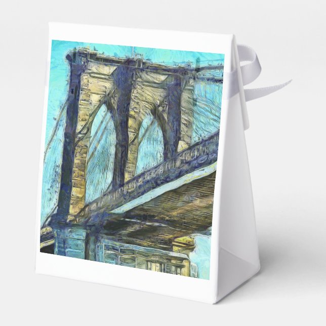 Caja Para Regalos Puente de Brooklyn (Reverso)