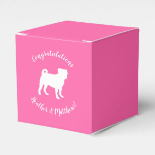 Caja Para Regalos Pug Dog Baby Shower Pappy Chica