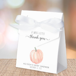 Caja Para Regalos Pumpkin Baby Shower Gracias