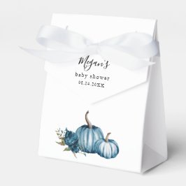 Caja Para Regalos Pumpkin Blue Floral Baby Shower