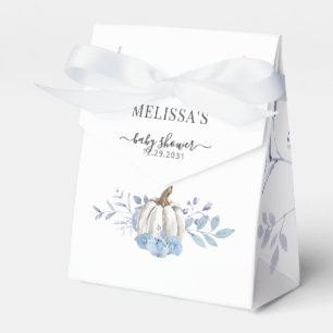 Caja Para Regalos Pumpkin Blue Lilac Floral Boys Baby Shower
