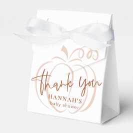 Caja Para Regalos Pumpkin Terracotta Bohemian Earthy Baby Shower