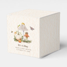 Caja Para Regalos Pumpkins Mushroom Woodland Insectos Boy Baby Showe