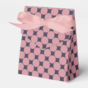 Caja Para Regalos Punto de polka rosa moderno y elegante