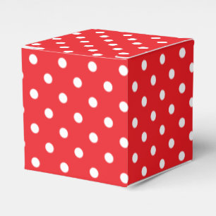 Caja Para Regalos Punto polo rojo