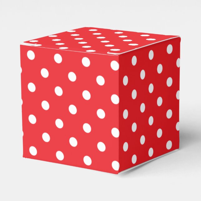 Caja Para Regalos Punto polo rojo (Costado Anverso)
