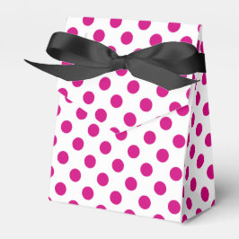 Caja Para Regalos Puntos de polka de Fuchsia