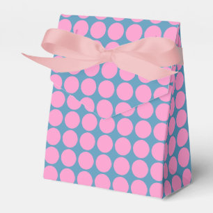 Caja Para Regalos Puntos rosados