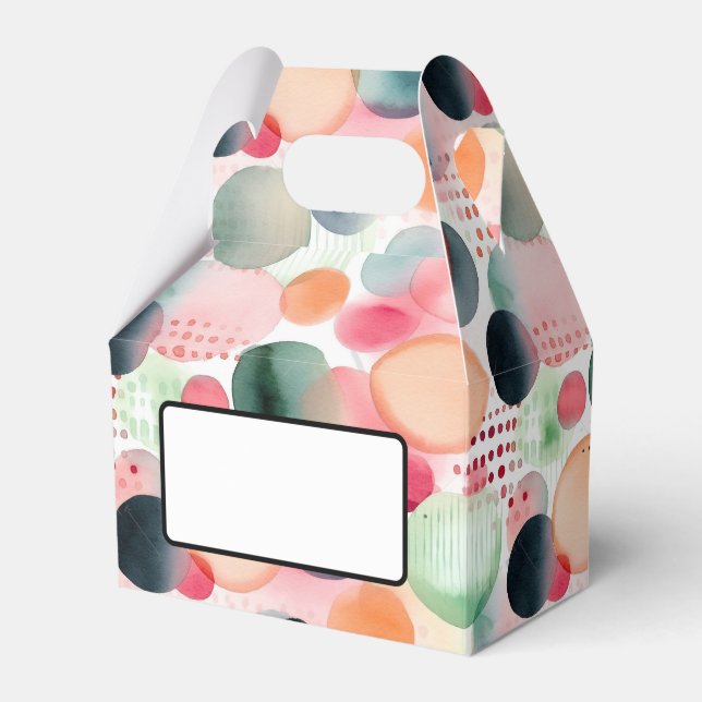 Caja Para Regalos Puntos y rayas 4 (Front Side)