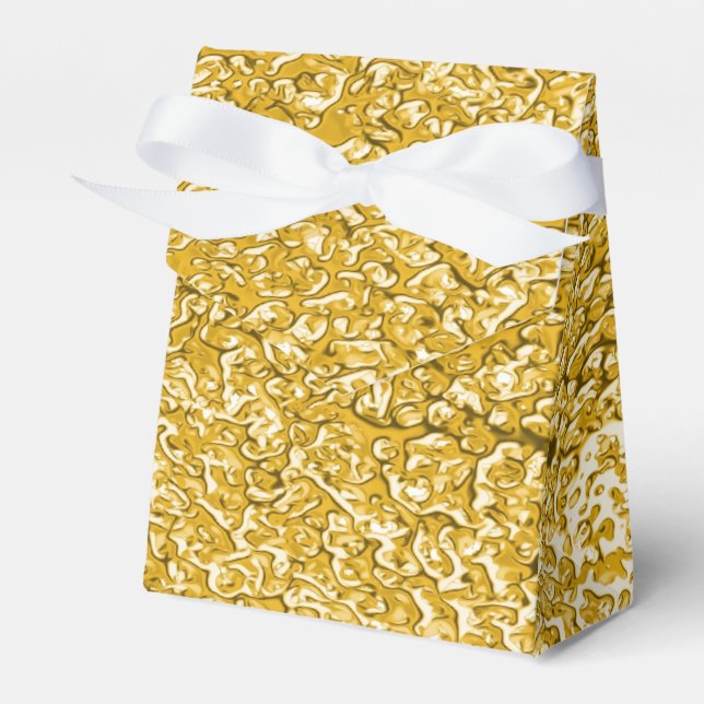 Caja Para Regalos PURE GOLD Splatt Pattern + tu texto / foto (Front Side)