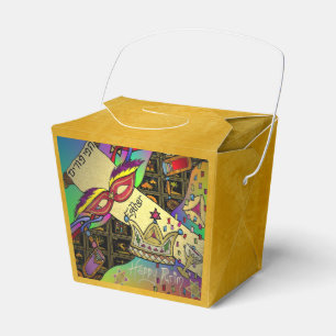 Caja Para Regalos Purim Esther Celebración Impresión de arte oscuro
