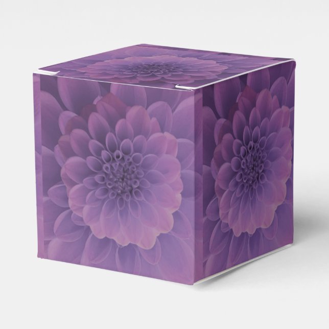Caja Para Regalos Purple Dahlia (Costado Anverso)
