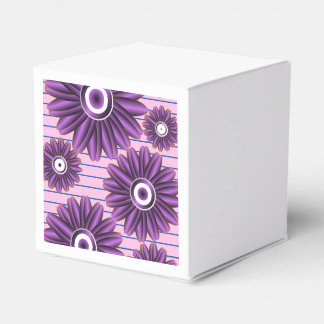 Caja Para Regalos Purple Floral Pattern Modern Abstract Flower Desig