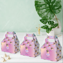 Caja Para Regalos Purple Little Princess Ball Favor Box