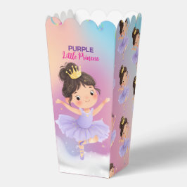 Caja Para Regalos Purple Little Princess Ball Favor Box