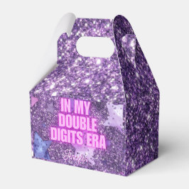 Caja Para Regalos Purple Trendy In My Double Digits Era Birthday