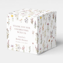 Purple Wildflowers Personalizado de ducha de novia