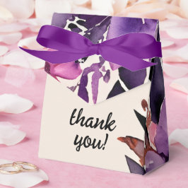 Caja Para Regalos Púrpura encantada + Boda Naranja Floral Halloween