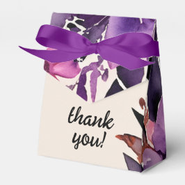 Caja Para Regalos Púrpura encantada + Boda Naranja Floral Halloween