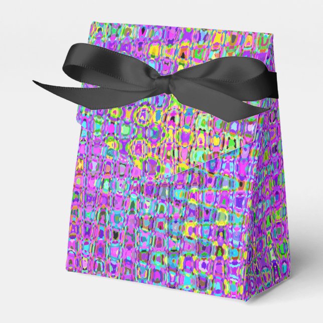 Caja Para Regalos Púrpura Peacock (Front Side)