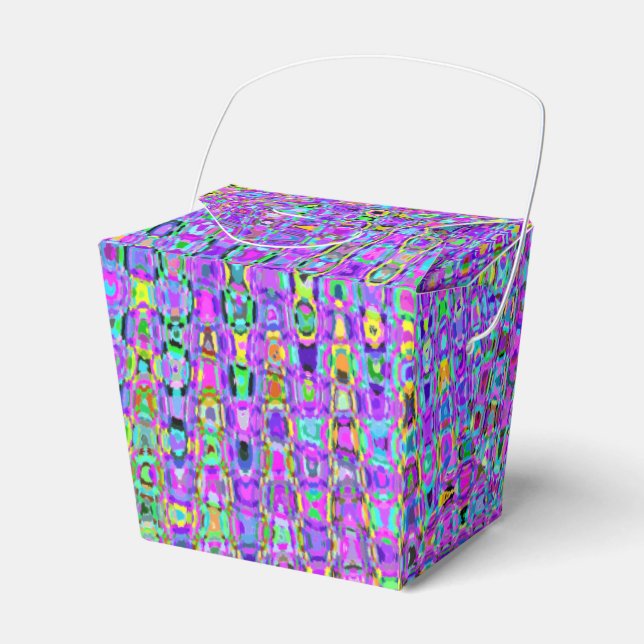 Caja Para Regalos Púrpura Peacock (Front Side)