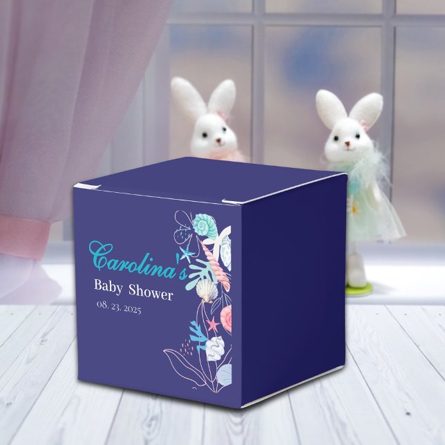 Caja Para Regalos Púrpura una pequeña perla bajo la ducha de bebé de (Subido por el creador)