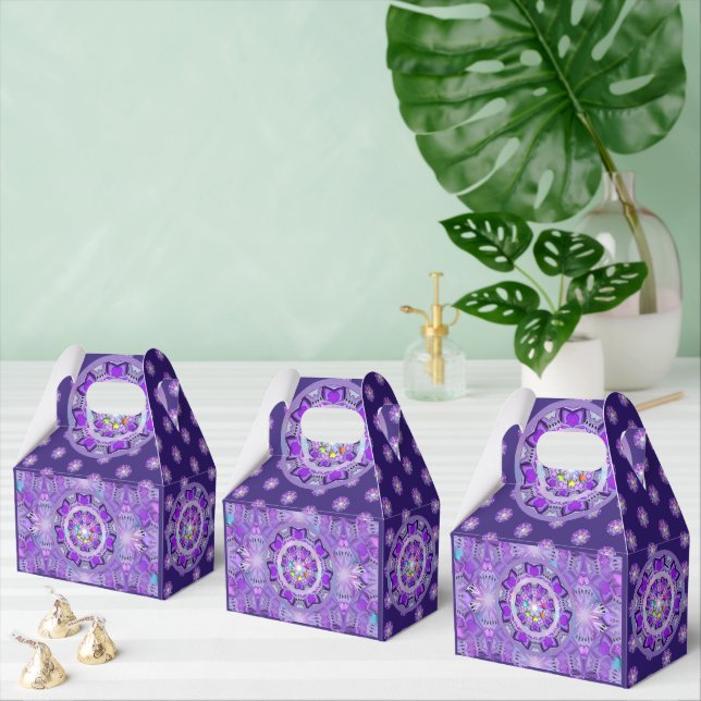Caja Para Regalos Púrpura W2 (Múltiple)