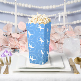 Caja Para Regalos Purpurina azul del Día Mundial del Niño Feliz