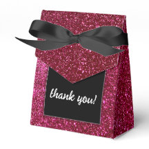 Purpurina Boda moderno de Moda blanca y negra roja