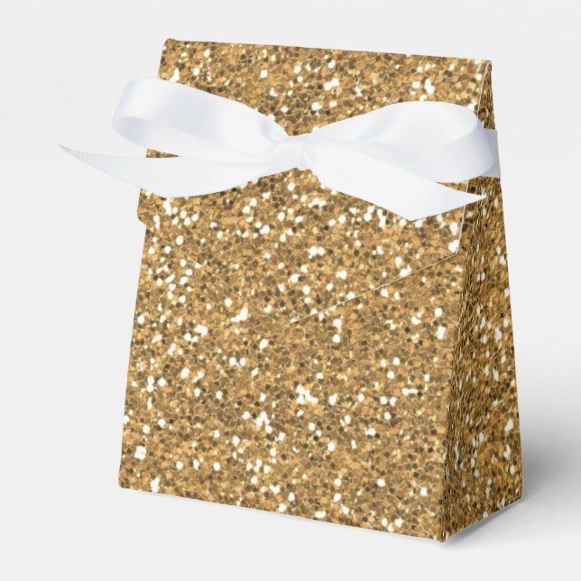 Caja Para Regalos Purpurina de oro (Front Side)