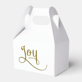 Caja Para Regalos Purpurina de oro de Joy Script