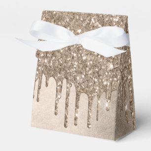 Caja Para Regalos Purpurina de tazas de goteo Boquilla de oro de C