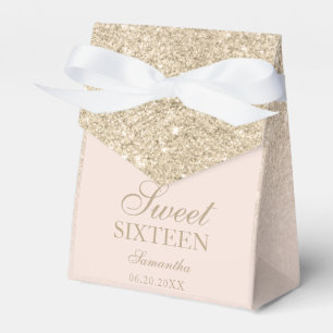 Caja Para Regalos purpurina dorado claro brillo rosado oscuro Sweet 
