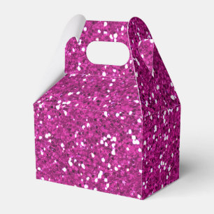 Caja Para Regalos Purpurina elegante de las rosas fuertes
