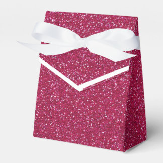 Caja Para Regalos Purpurina Rosa Impreso Casilla De Favor De La Fies