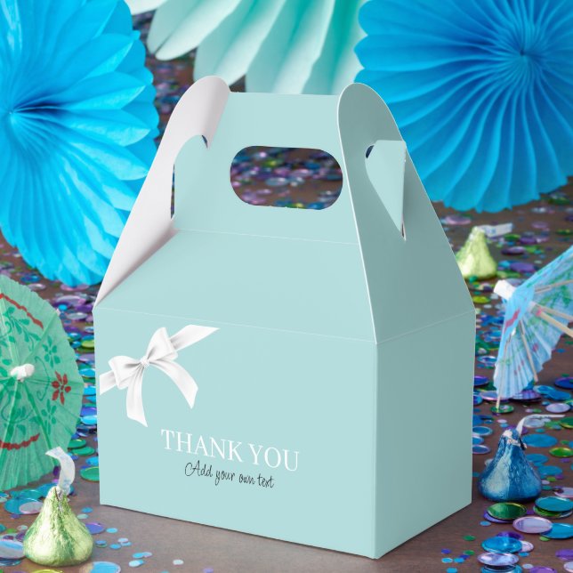 Caja Para Regalos Purpurina Tiffany  (Fiesta)
