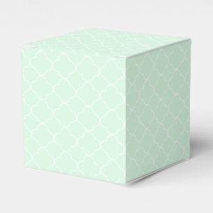 Caja Para Regalos Quatrefoil verde